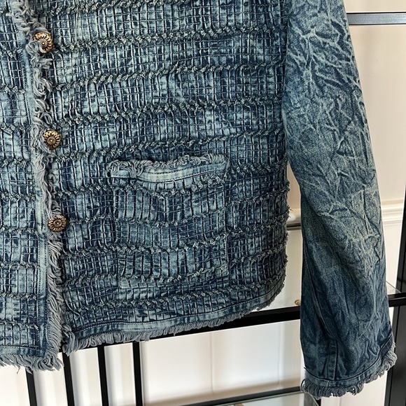 Vintage poetica shabby jacket large - Picture 3 of 5